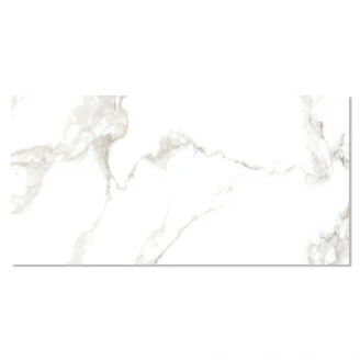 Marmor Klinker <strong>Varenna</strong>  Vit Satin 60x120 cm